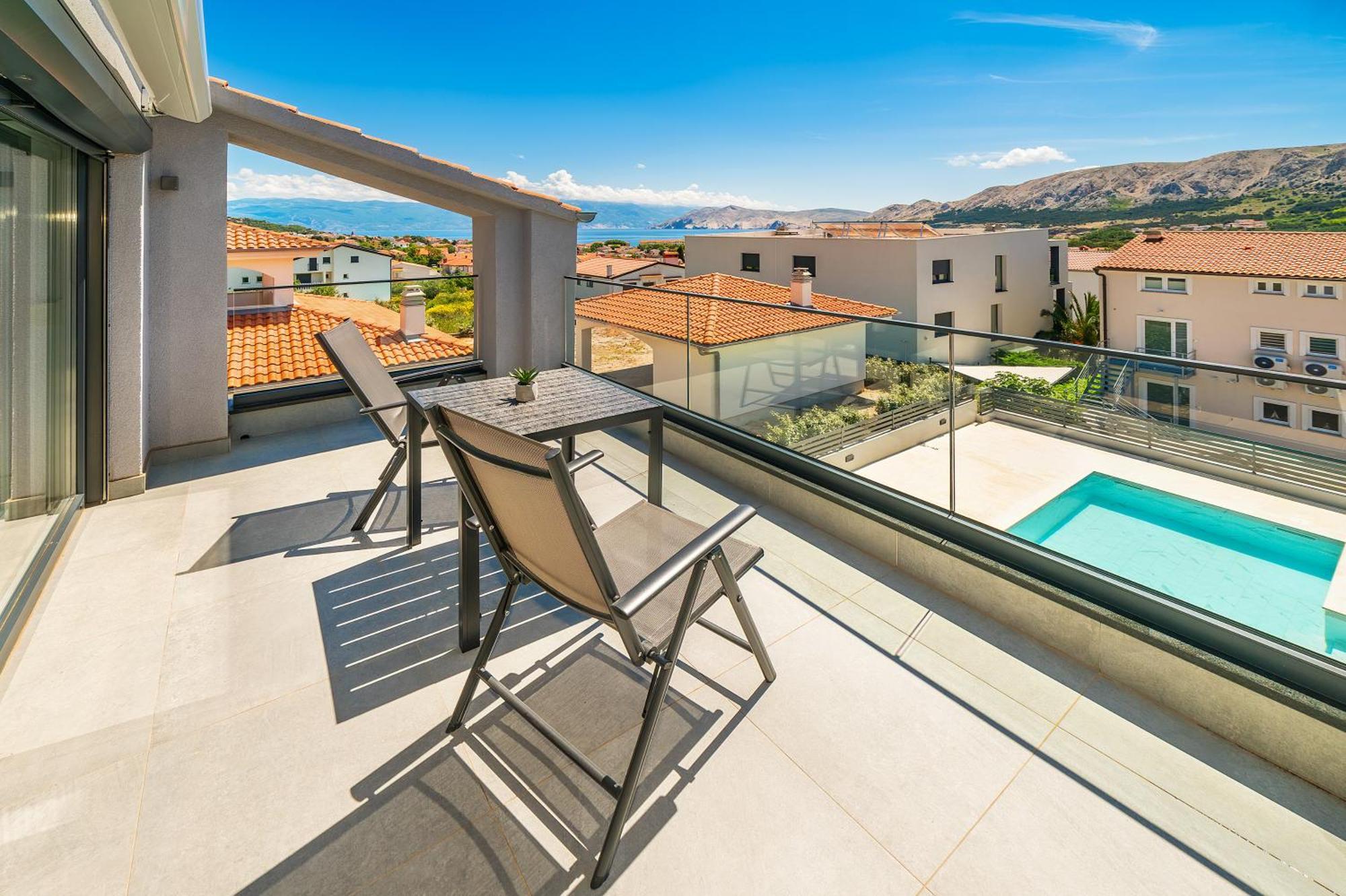 Poolside Apartments Anabella Башка Екстер'єр фото
